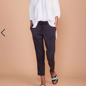 Lou & Grey Charcoal Gray Jogger Pant Large